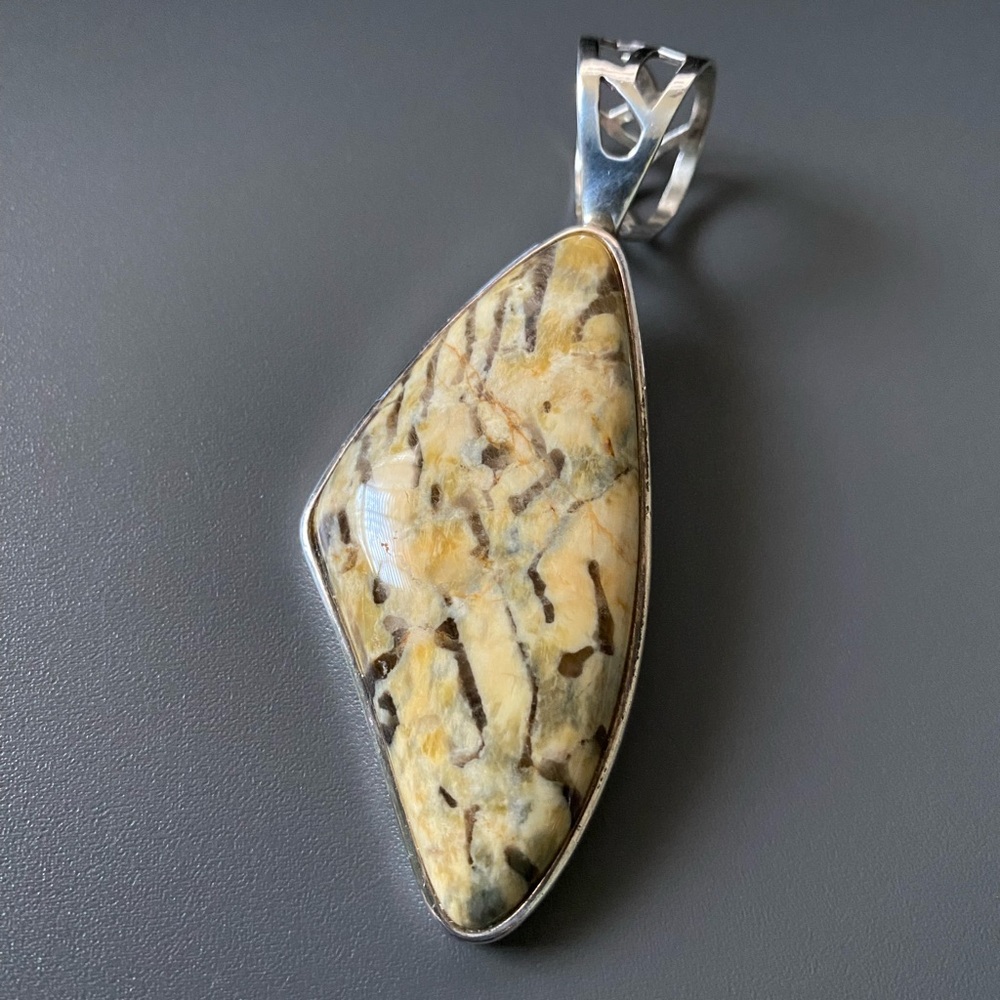 Jay King DTR Sterling Silver Jasper Pendant